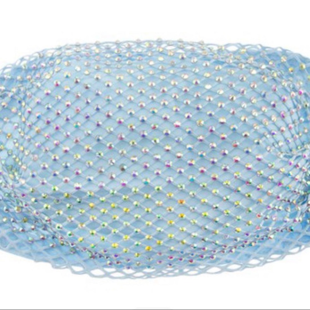 Adjustable Rhinestone Bling lined Mesh Masks - Picture 7 of 9